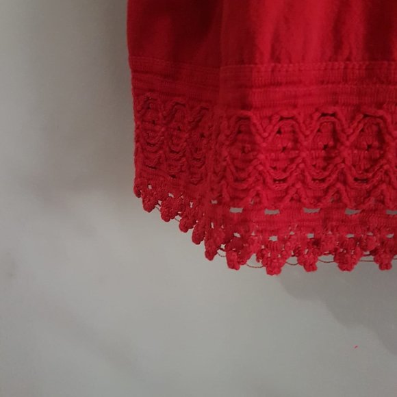 100% cotton red mexican dress - Picture 4 of 5